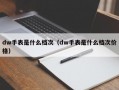 杭州dw手表是什么档次（dw手表是什么档次价格）