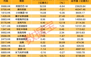 杭州逆市加仓，逾50亿港元加仓互联网龙头股