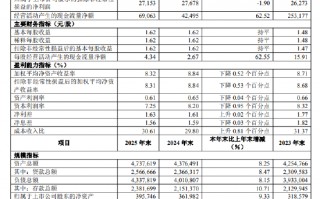 杭州华夏银行：2025年实现归母净利润272亿元，同比下降1.72%