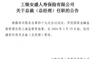 杭州工银安盛人寿总裁任职获批！高光业绩背后藏季度亏损与现金流压力