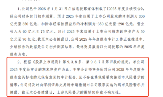 杭州多家A股公司，提示退市风险