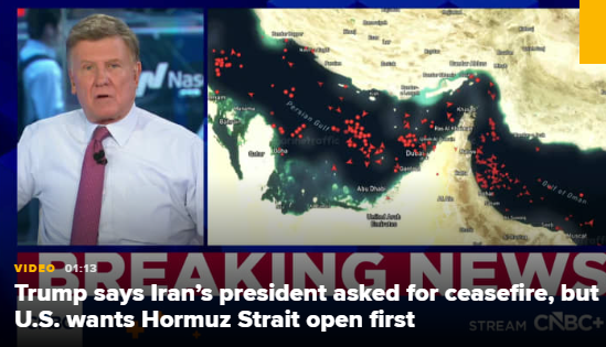 杭州特朗普称伊朗总统已请求停火,但美方要求先开放霍尔木兹海峡 杭州特朗普称伊朗总统已请求停火,但美方要求先开放霍尔木兹海峡