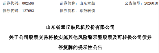 杭州虚减利润被罚!002598,将被ST! 杭州虚减利润被罚!002598,将被ST!